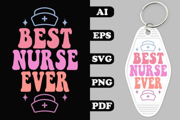 Best Nurse Ever Groovy Key Chain SVG: A Designer’s Verdict