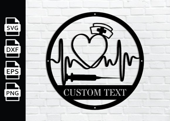 Custom RN Nurse Metal Sign: An Embroidery Designer's Review