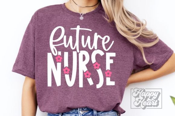 Future Nurse Flower Floral SVG PNG: A Designer’s Review