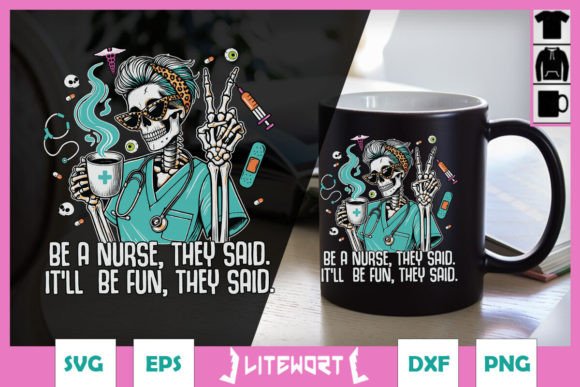 Halloween Be a Nurse It ll Be Fun SVG
