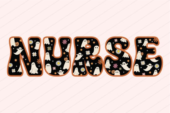 Halloween Nurse Ghost Pumpkin PNG SVG Review