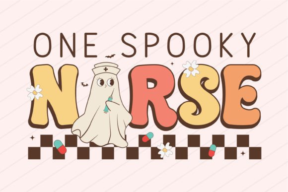Halloween Nurse Spooky Retro Svg Png