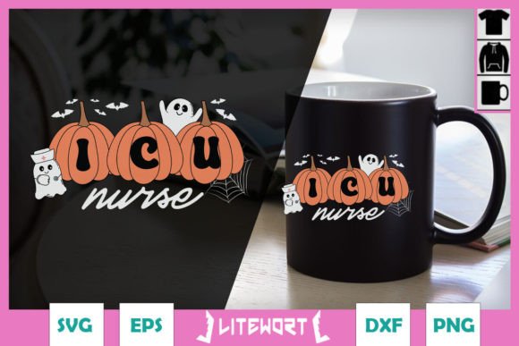 ICU Nurse Halloween Pumpkins Ghosts SVG: A Designer Review