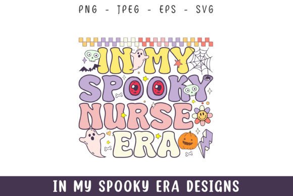 In My Spooky Nurse Era Retro Groovy SVG Design Review