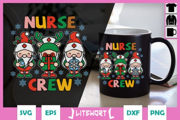 Nurse Crew Merry Xmas Santa Claus SVG: A Designer's Review