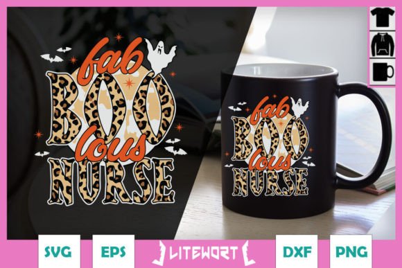 Nurse Halloween Fab Boo Lous SVG: Embroidery Design Review
