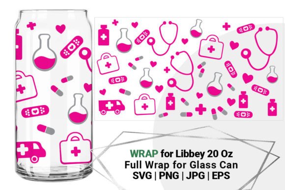 Nurse Medical for Libbey 20 Oz: An Embroidery Designer’s Take