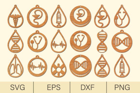 Nurse Wood Earrings SVG: Embroidery Design Review
