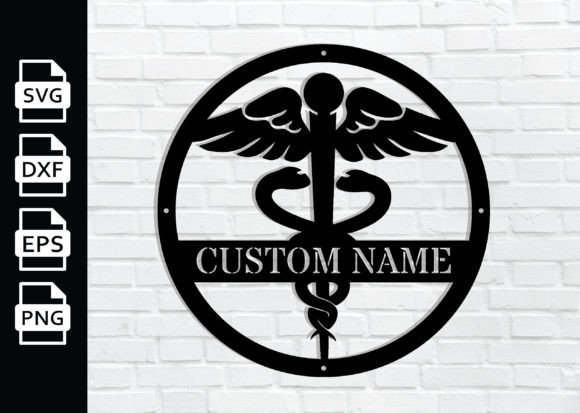 Personalized Metal Doctor Sign