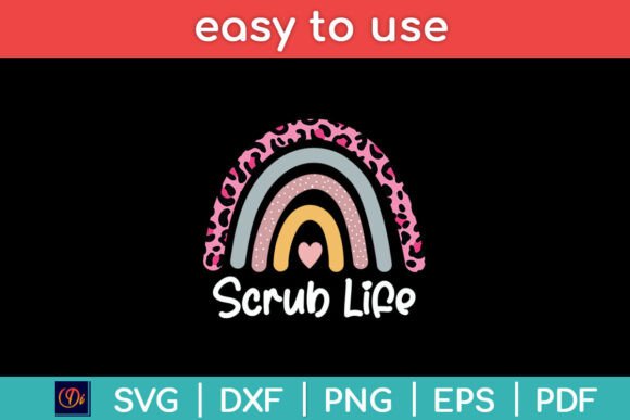 Scrub Life Nurse CMA CNA RN Leopard: Embroidery Review